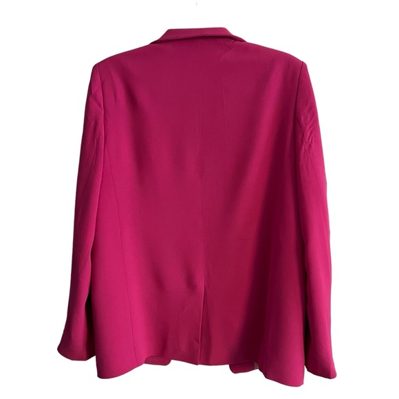 ZADIG & VOLTAIRE Blazer Women’s SZ Large
Volly Satin Trim Open Front in Pink - Picture 3 of 10